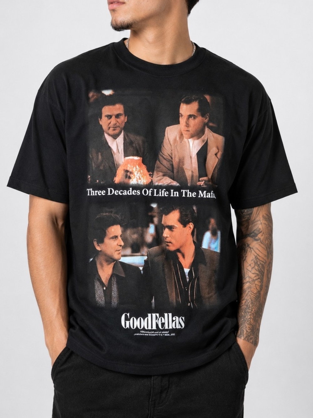 GoodFellas “Three Decades Of Life In The Mafia” T-Shirt – Brand New with Tags